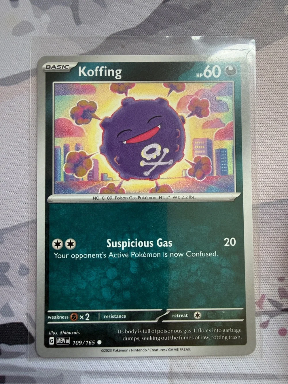 Koffing & Weezing Pokémon Evolution Reverse Holo Card Lot ☣️ | 7 Cards ✨5/$25✨
